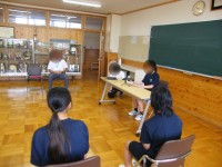 代表生徒の発表
